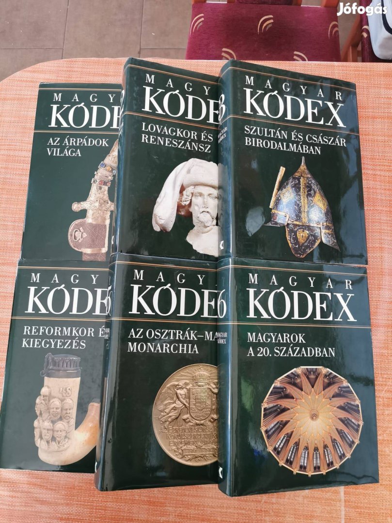 Magyar Kódex teljes 6 Kötetes 1-6 Újszerű Állapot