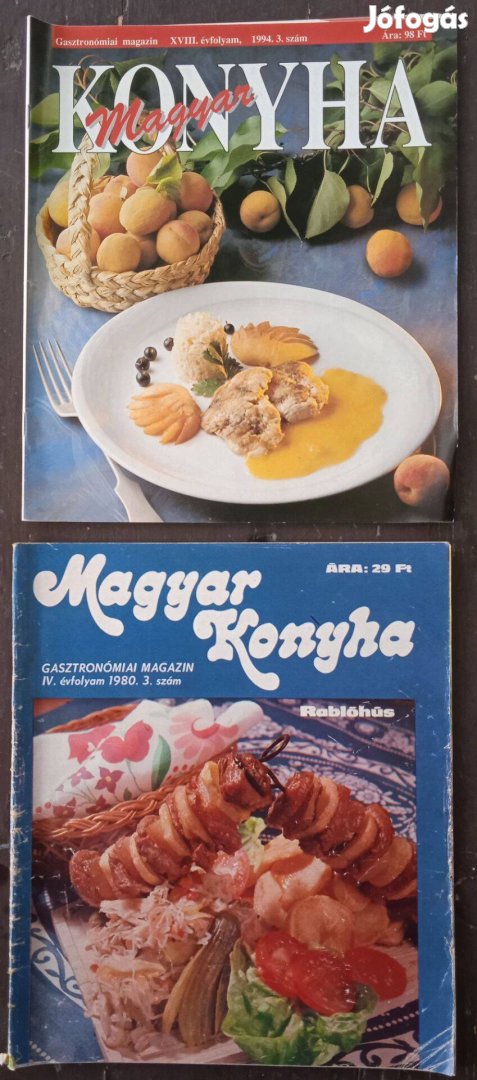 Magyar Konyha újságok 50 Ftdb