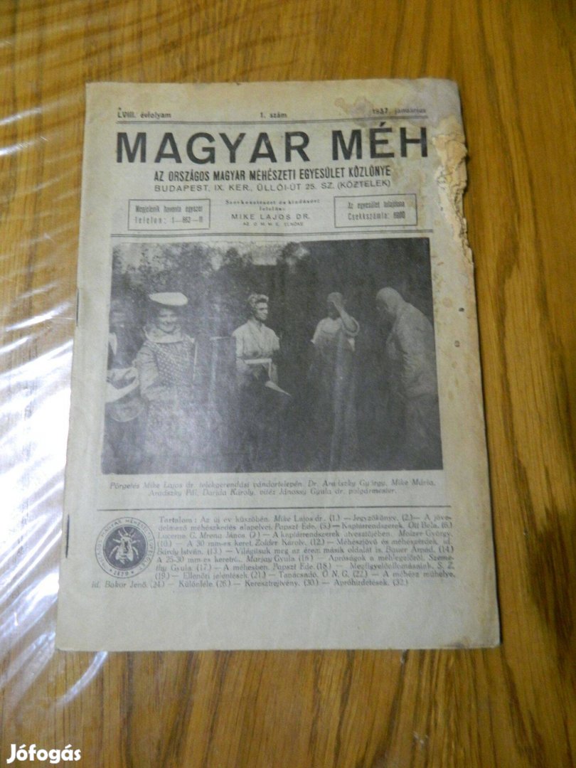 Magyar Méh 1937, 1937