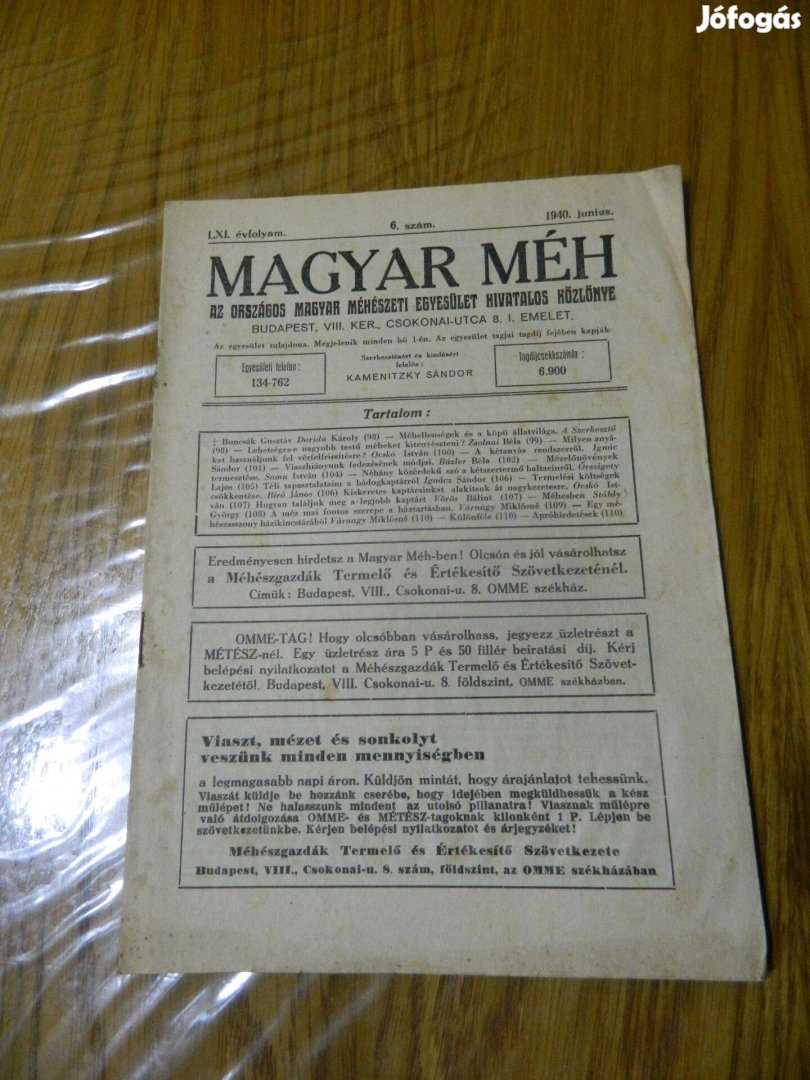 Magyar Méh 1940