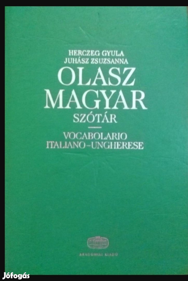 Magyar-Olasz,Olasz- Magyar Szótár