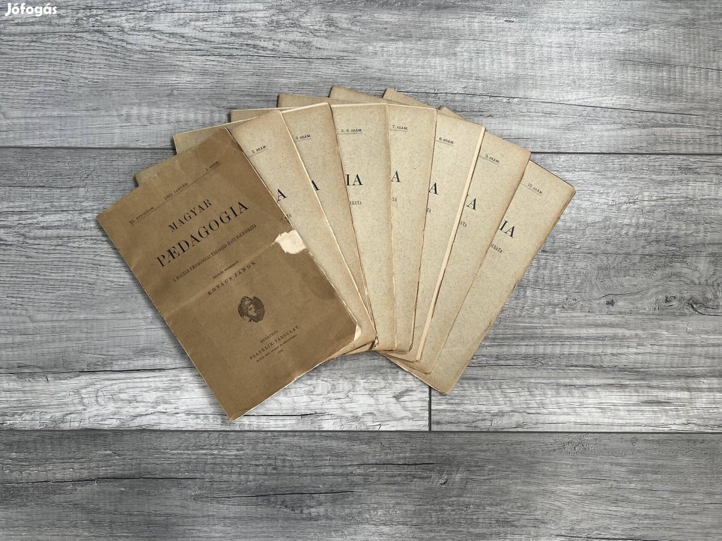 Magyar Paeogogia antik magazin 1902-ből