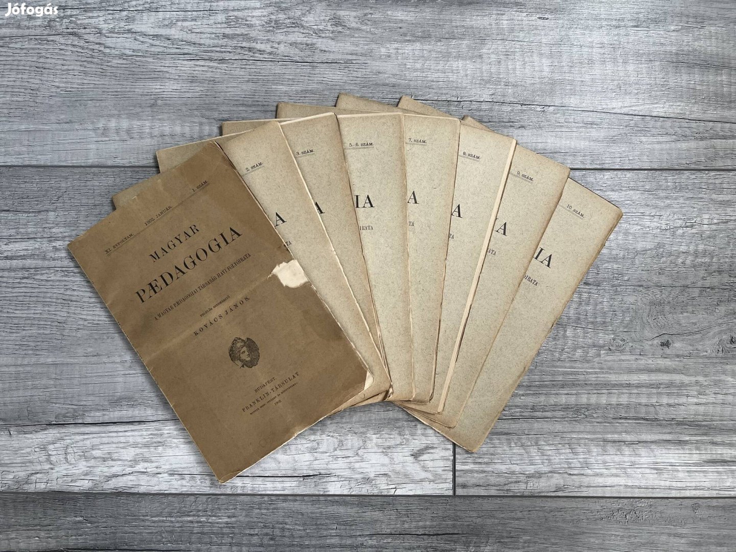 Magyar Paeogogia antik magazin 1902-ből