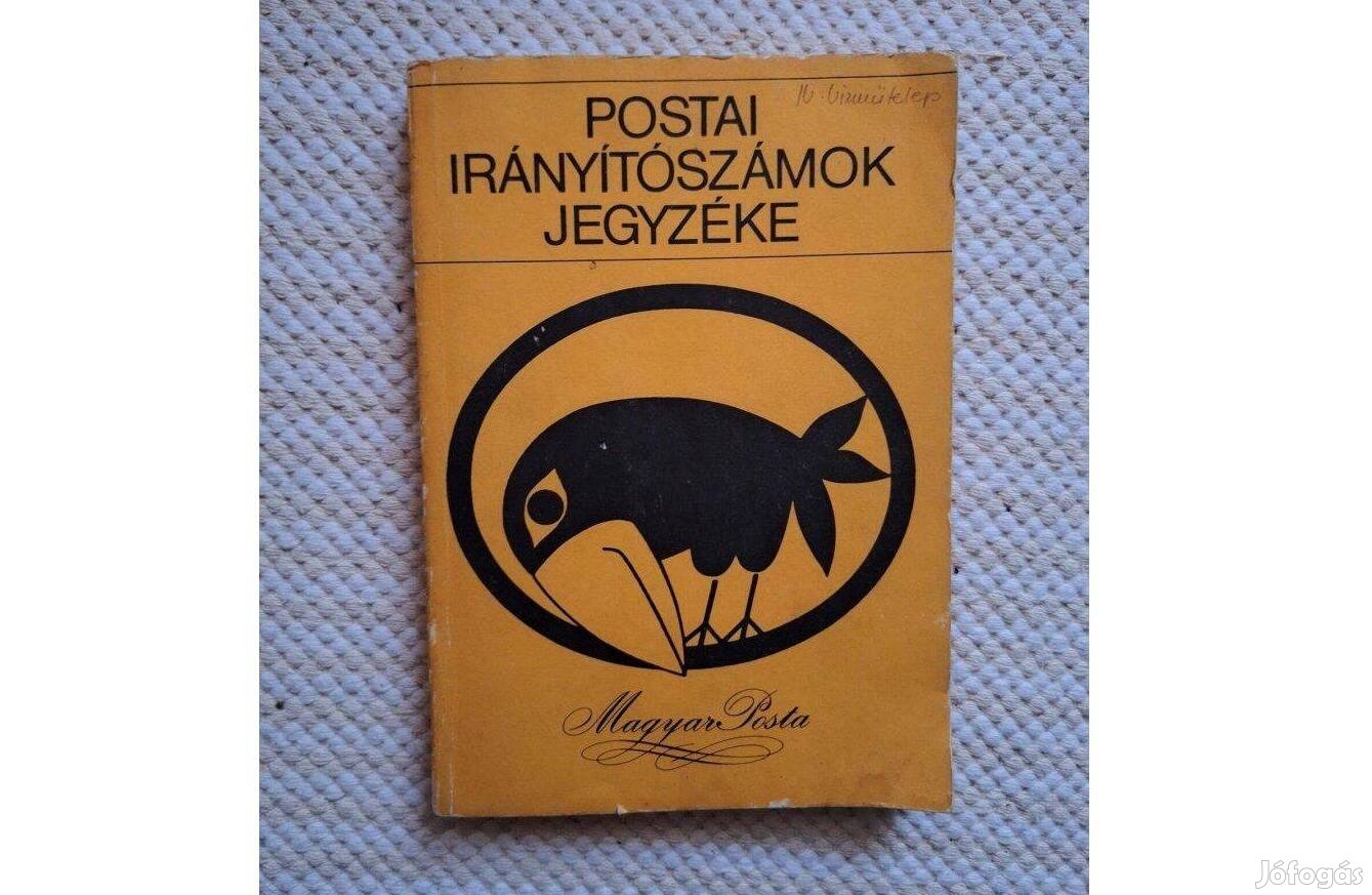 Magyar PostaPostai irányítószámok névjegyzéke. 1980