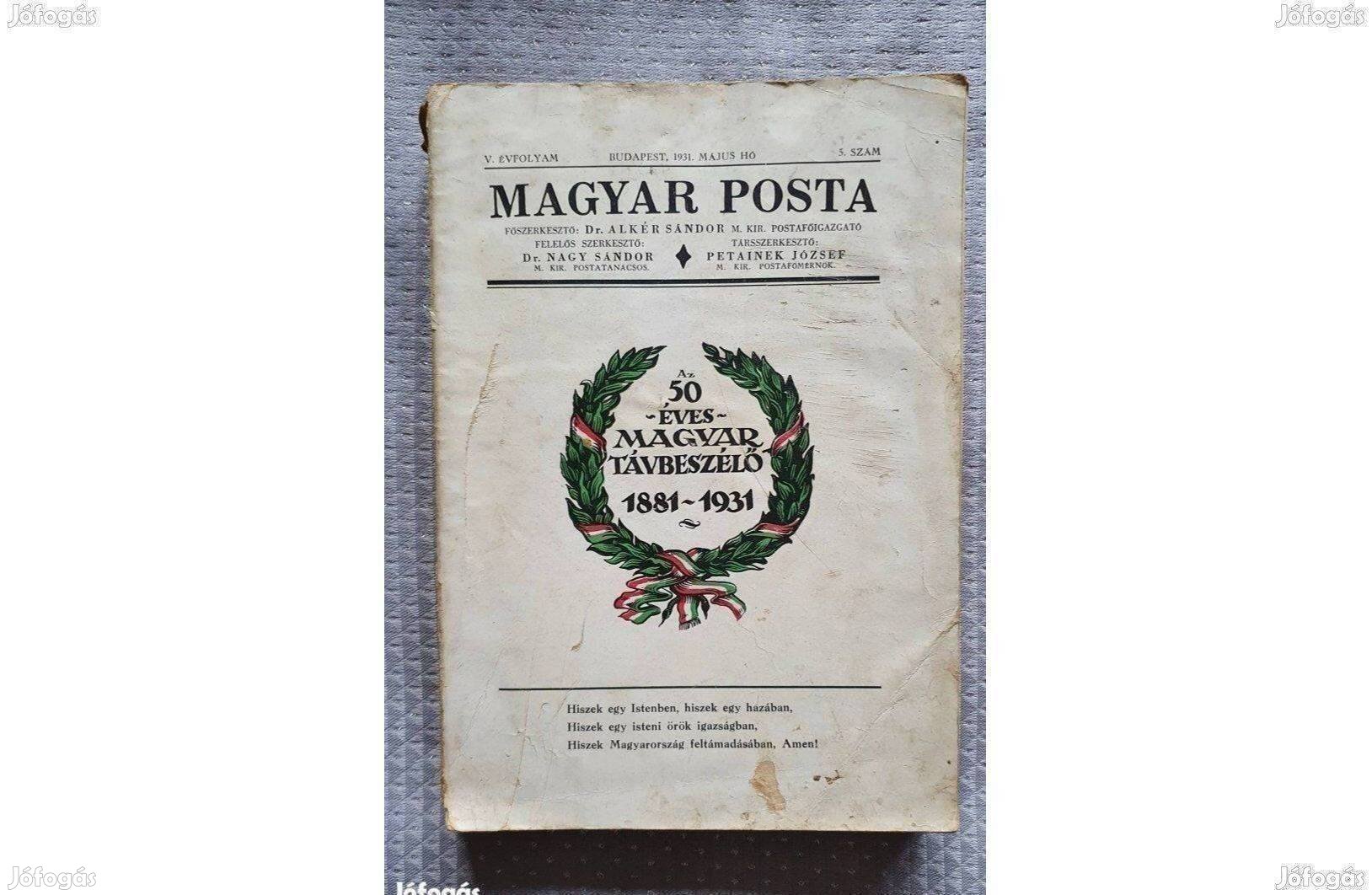 Magyar Posta: Az 50 éves magyar távbeszélő 1881-1931