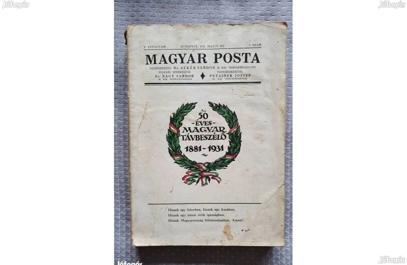 Magyar Posta: Az 50 éves magyar távbeszélő 1881-1931