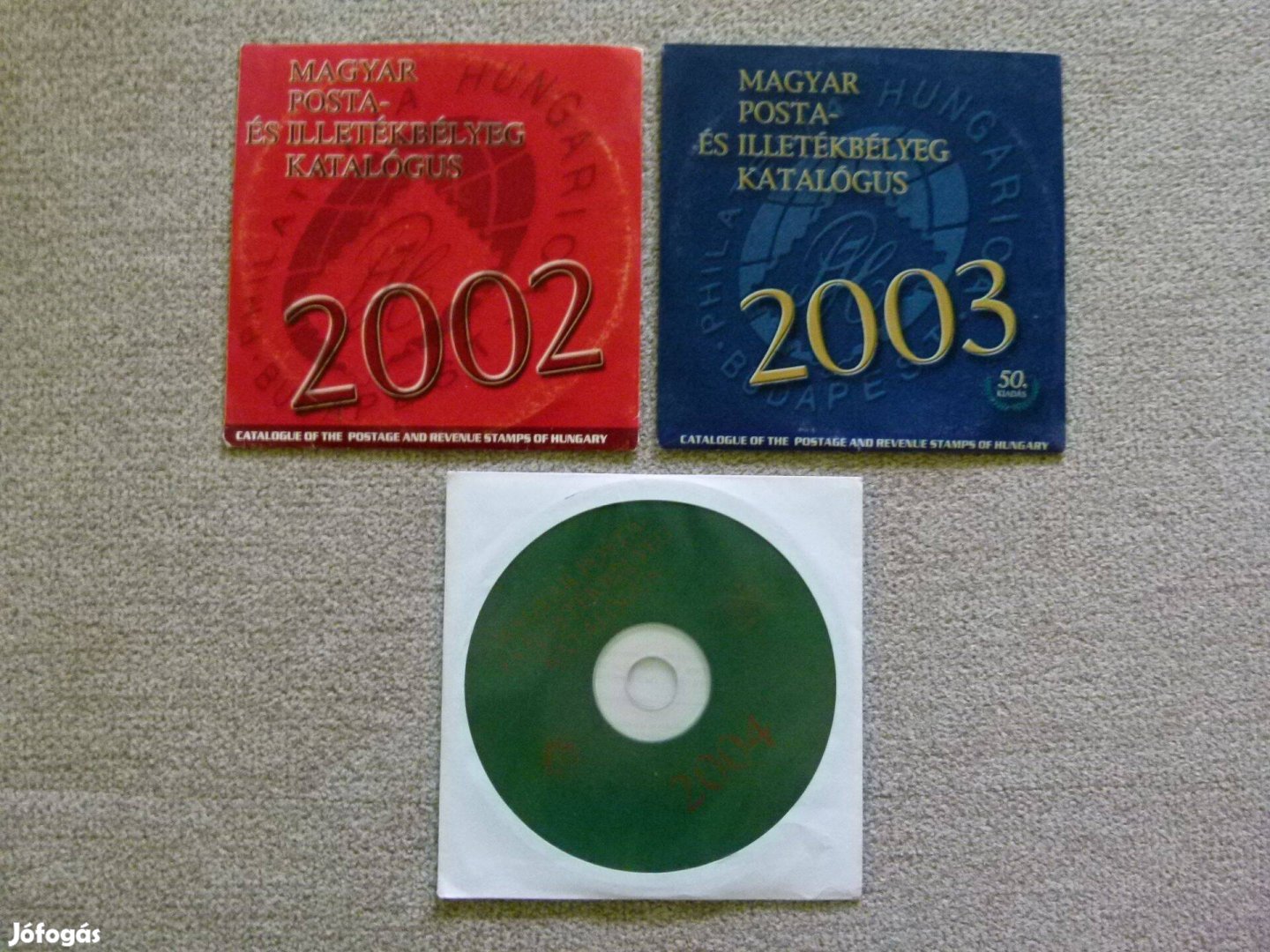 Magyar Posta- és Illetékbélyeg Katalógus 2002-03-04. (3 db. CD.)