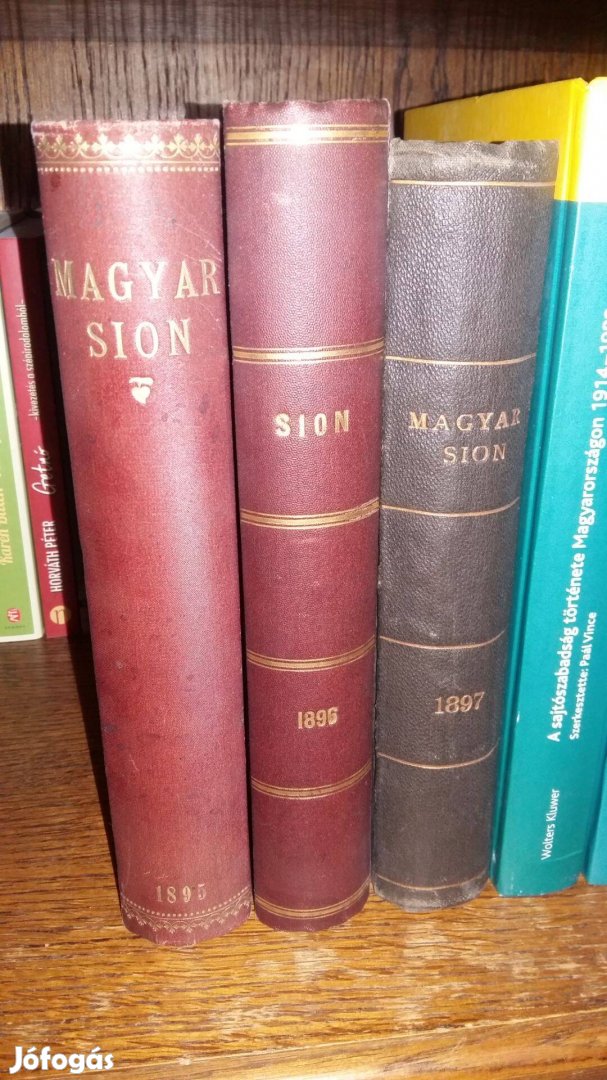 Magyar Sion teljes évadok 1895,1896,1897