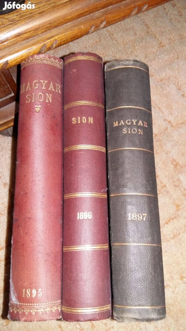 Magyar Sion teljes évadok 1895,1896,1897 3 évad 4500 ftért