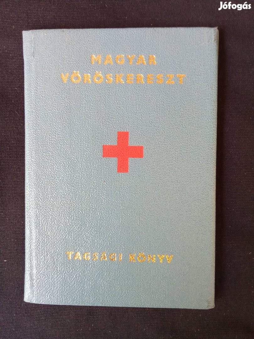 Magyar Vöröskereszt tagsági igazolvány 1977