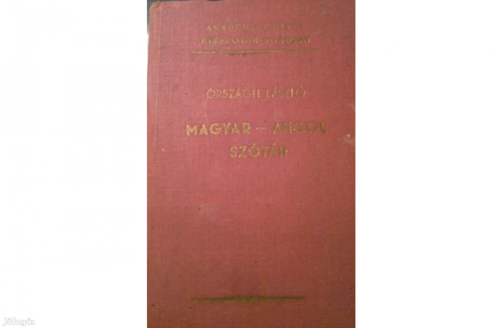 Magyar-angol szótár kisszótár sorozat akadémia kiadó:1977