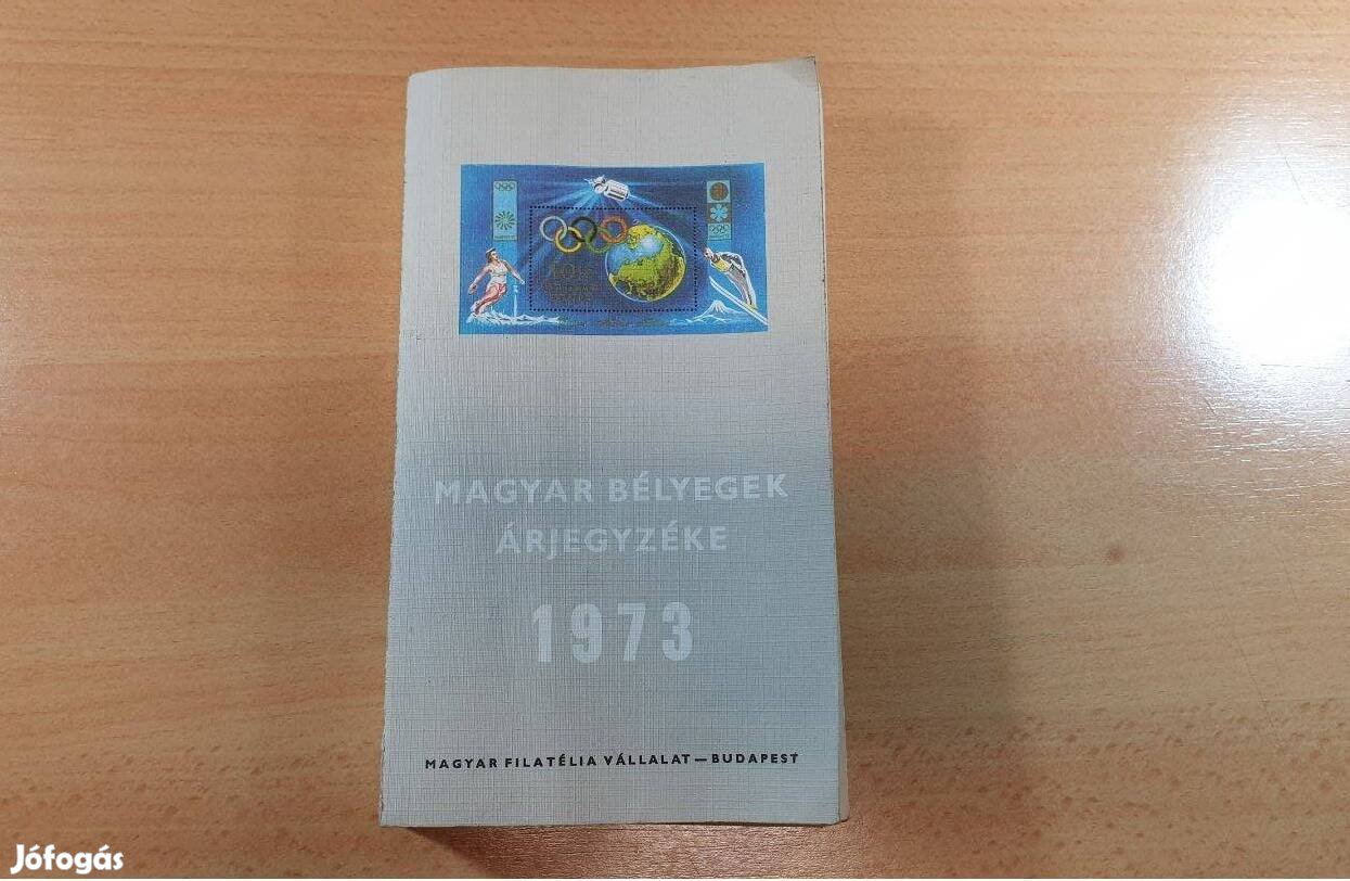 Magyar bélyegek árjegyzéke 1973 gyűjtői könyv eladó