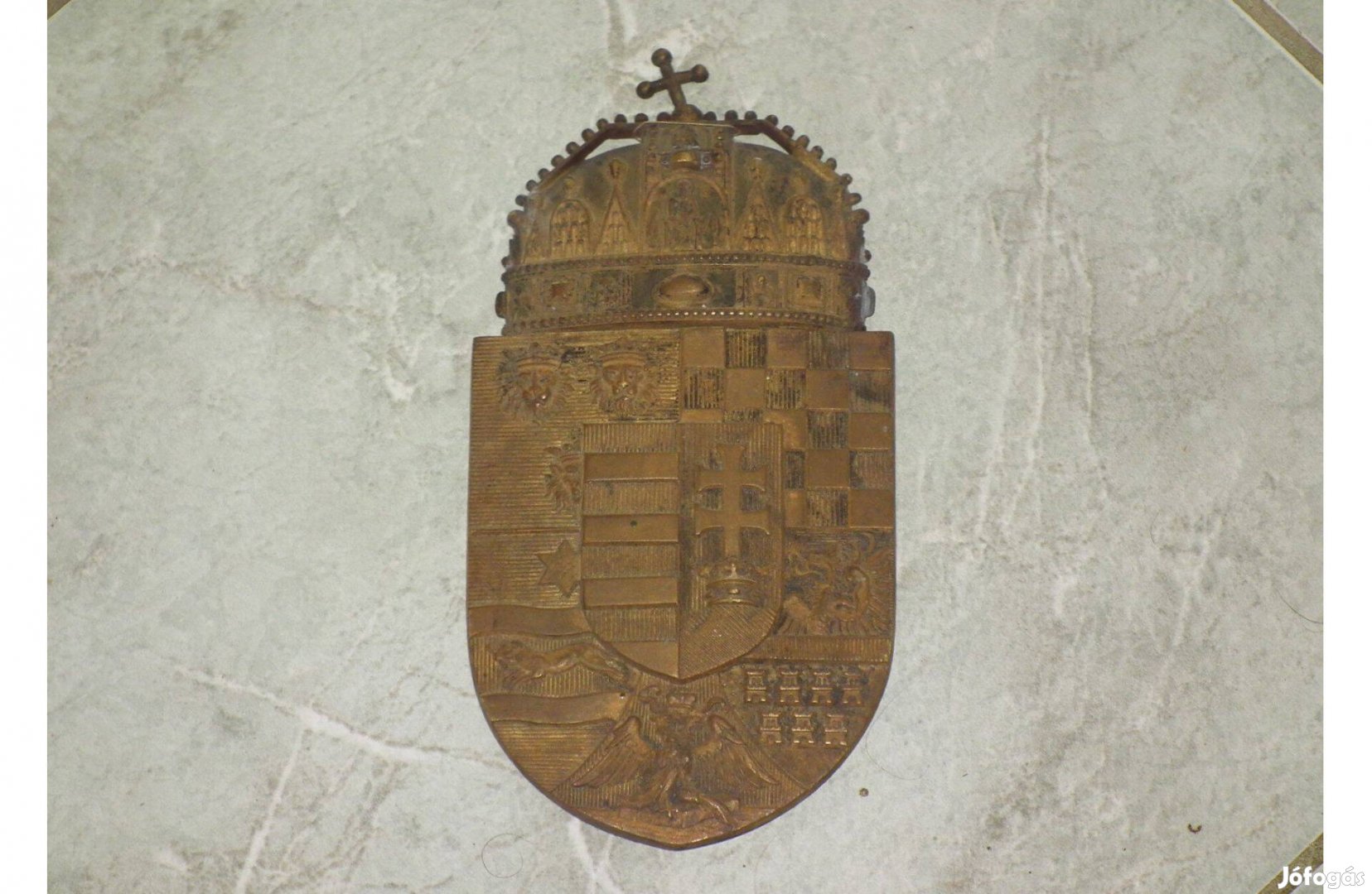 Magyar címer réz Nagy - Magyarország Történelmi Magyarország