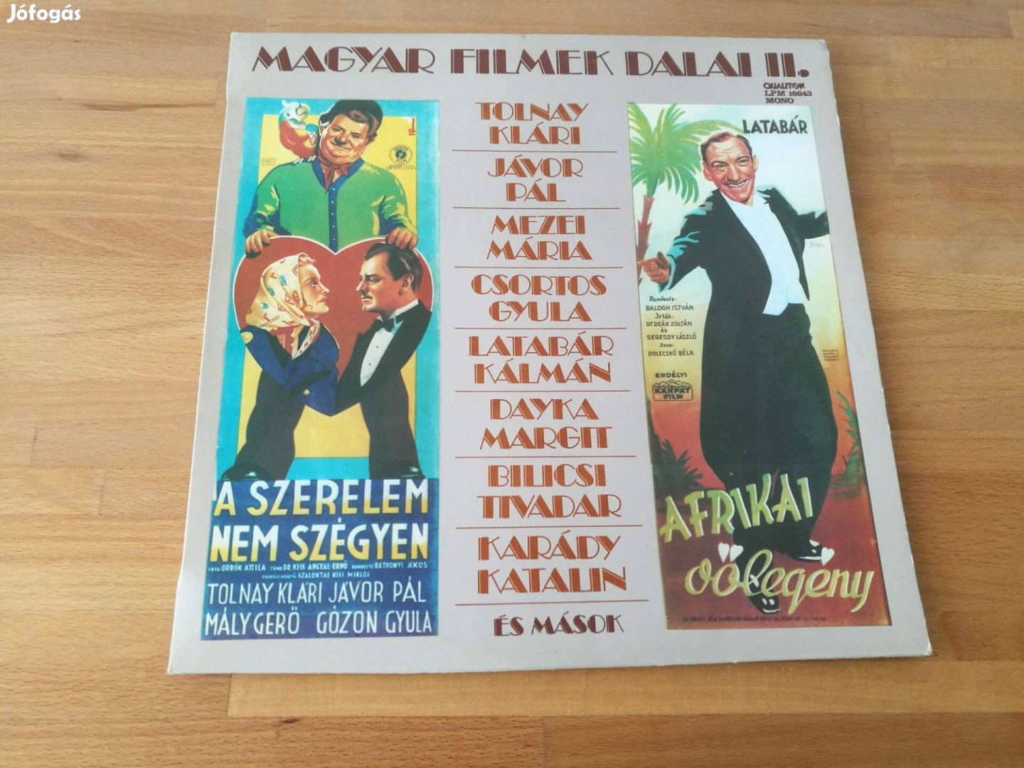 Magyar filmek dalai II. 1939-1944 (Qualiton, 1983, LP)