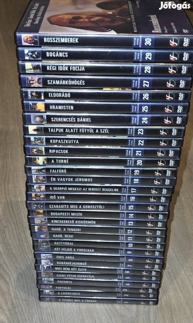 Magyar filmek gyűjteménye teljes sorozat (30 DVD)