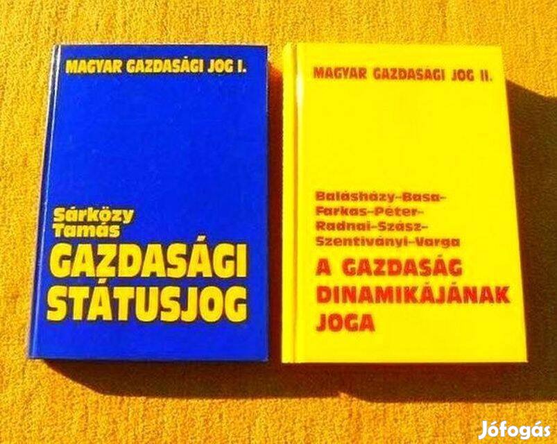 Magyar gazdasági jog I-II. kötet - Sárközy Tamás - Könyv