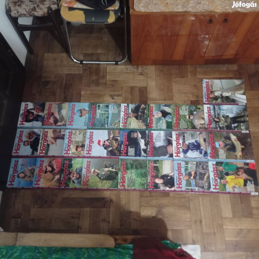 Magyar horgász archív lapszámai Kiskunfélegyházán 70db.