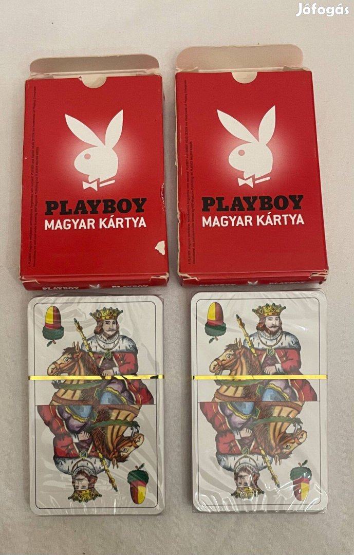 Magyar kártya dobozban gyűjtőknek ritka (Playboy kiadás) 2 doboz