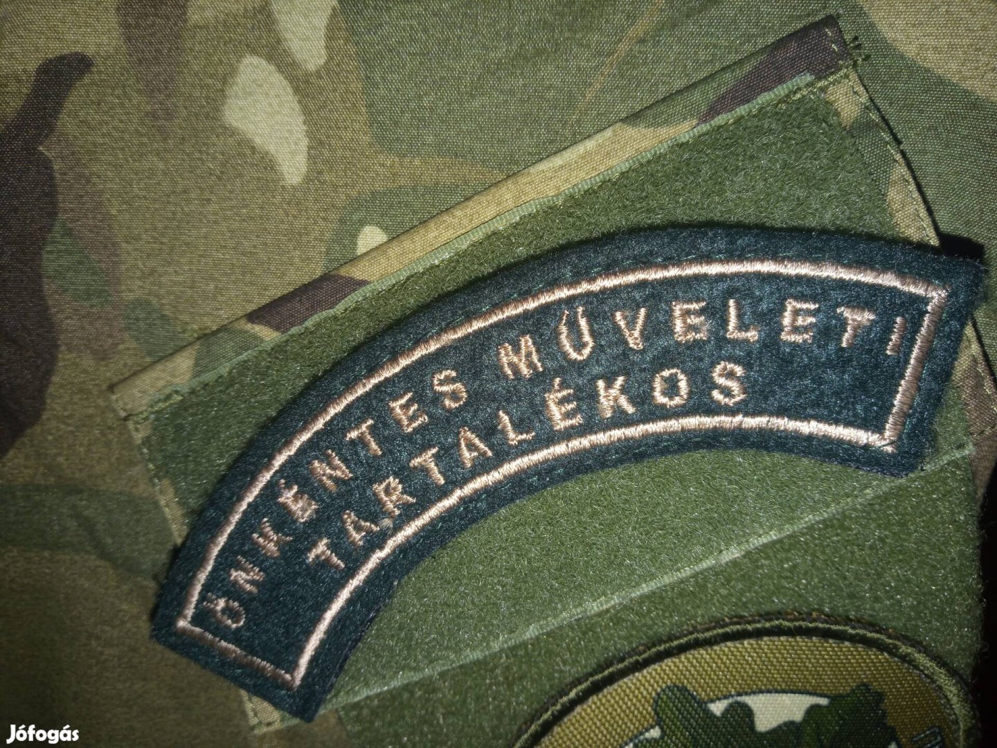 Magyar katonai, honvédségi Ömt felvarró, tartalékos