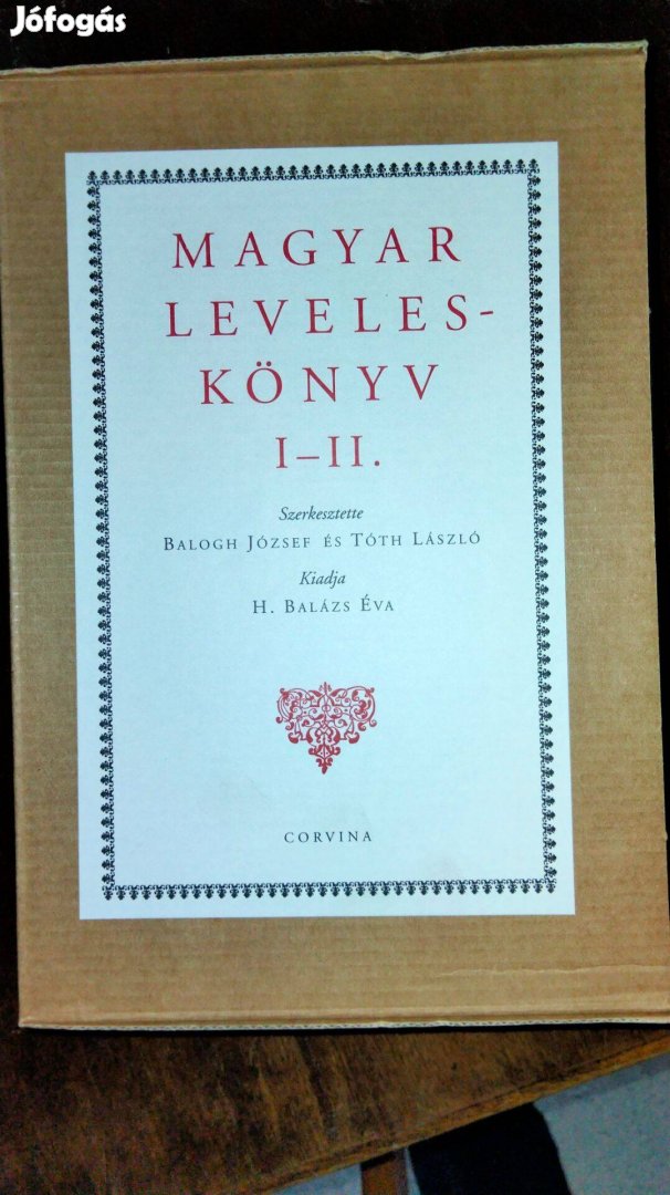 Magyar leveleskönyv dobozában ( 2 kötet - reprint)