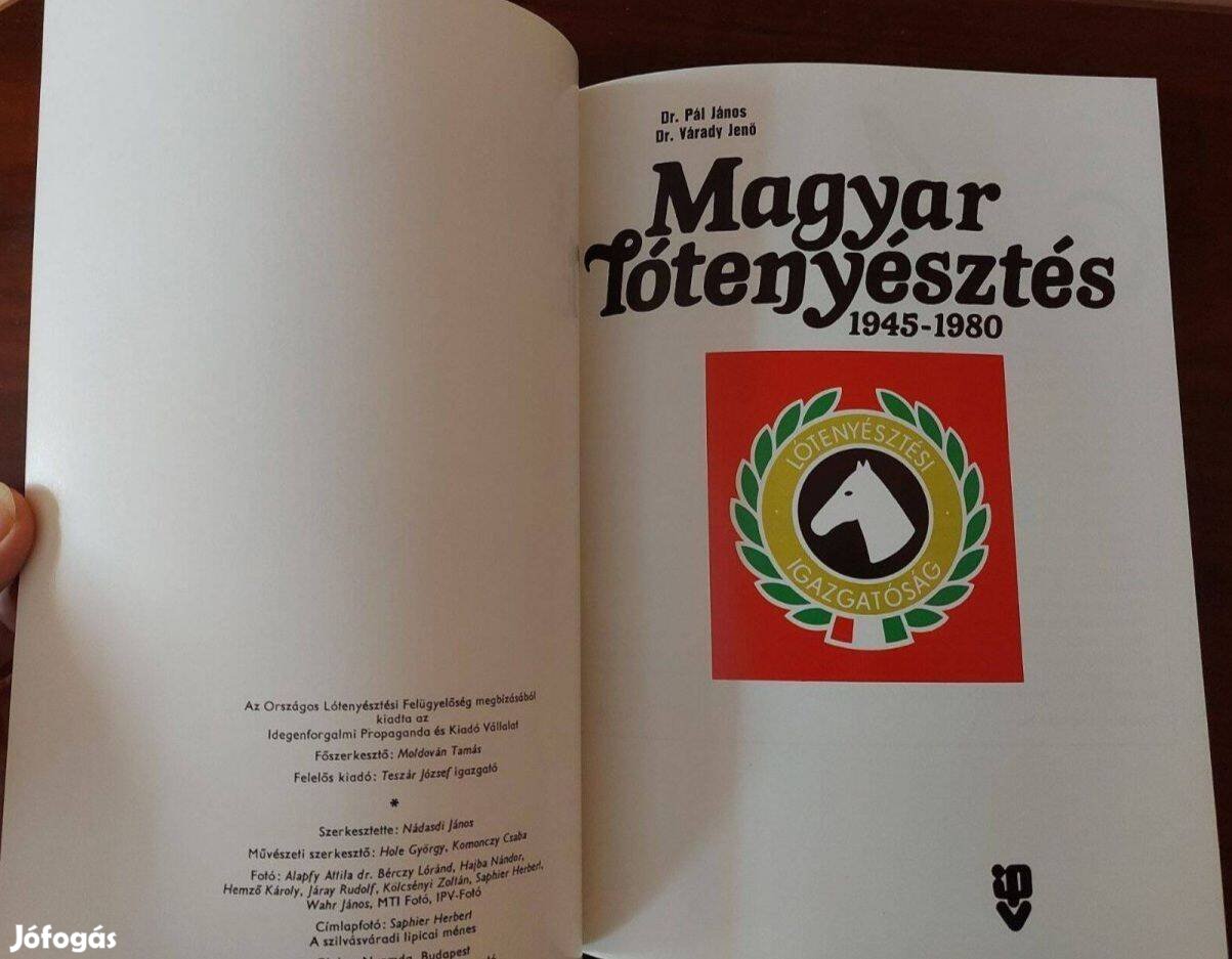Magyar lótenyésztés 1945-1980 színes képekkel gazdagon, Budapesten