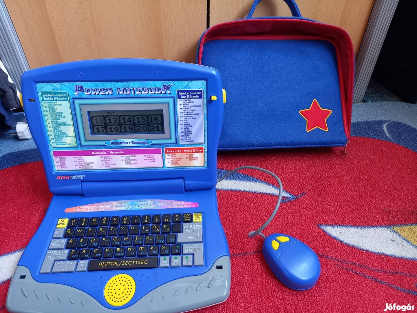 Magyar-német-román nyelvű oktató laptop gyerek 