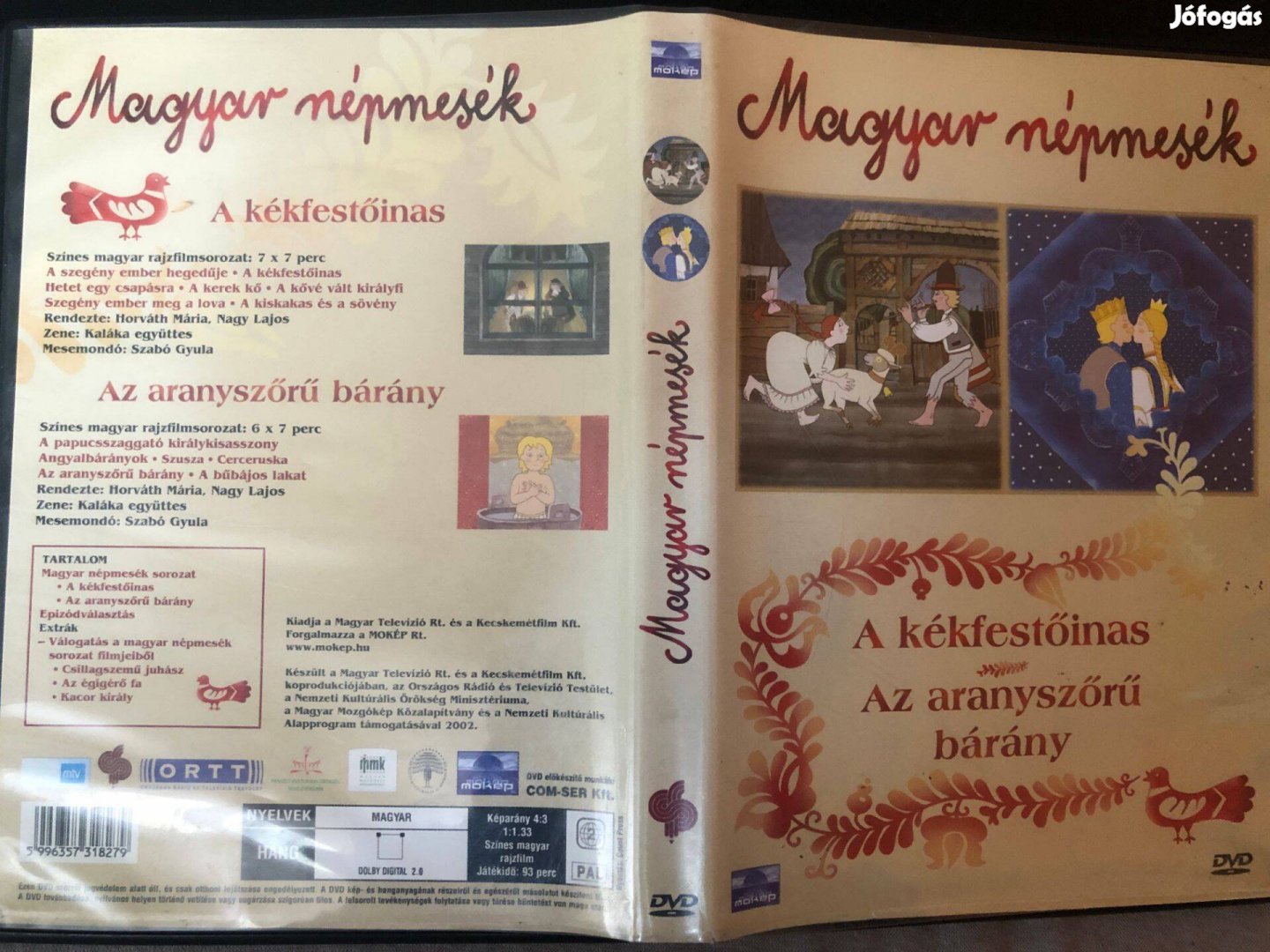 Magyar népmesék A kékfestőinas (karcmentes) DVD