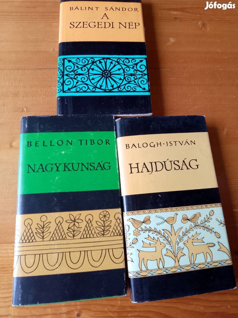 Magyar néprajz sorozat 3db könyv /ME14/