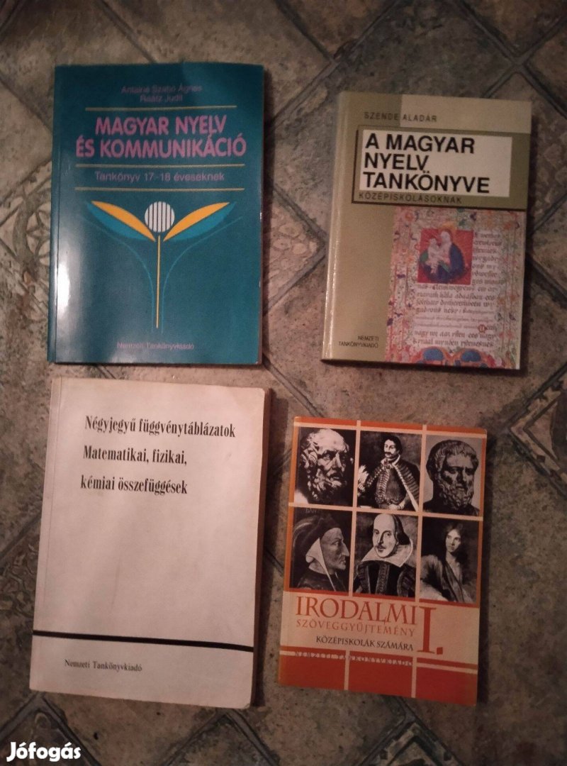 Magyar nyelv irodalom tankönyvek egyben eladók