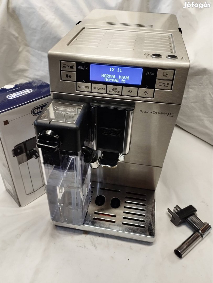 Magyar nyelvű Delonghi Primadonna Xs full automata kávéfőző