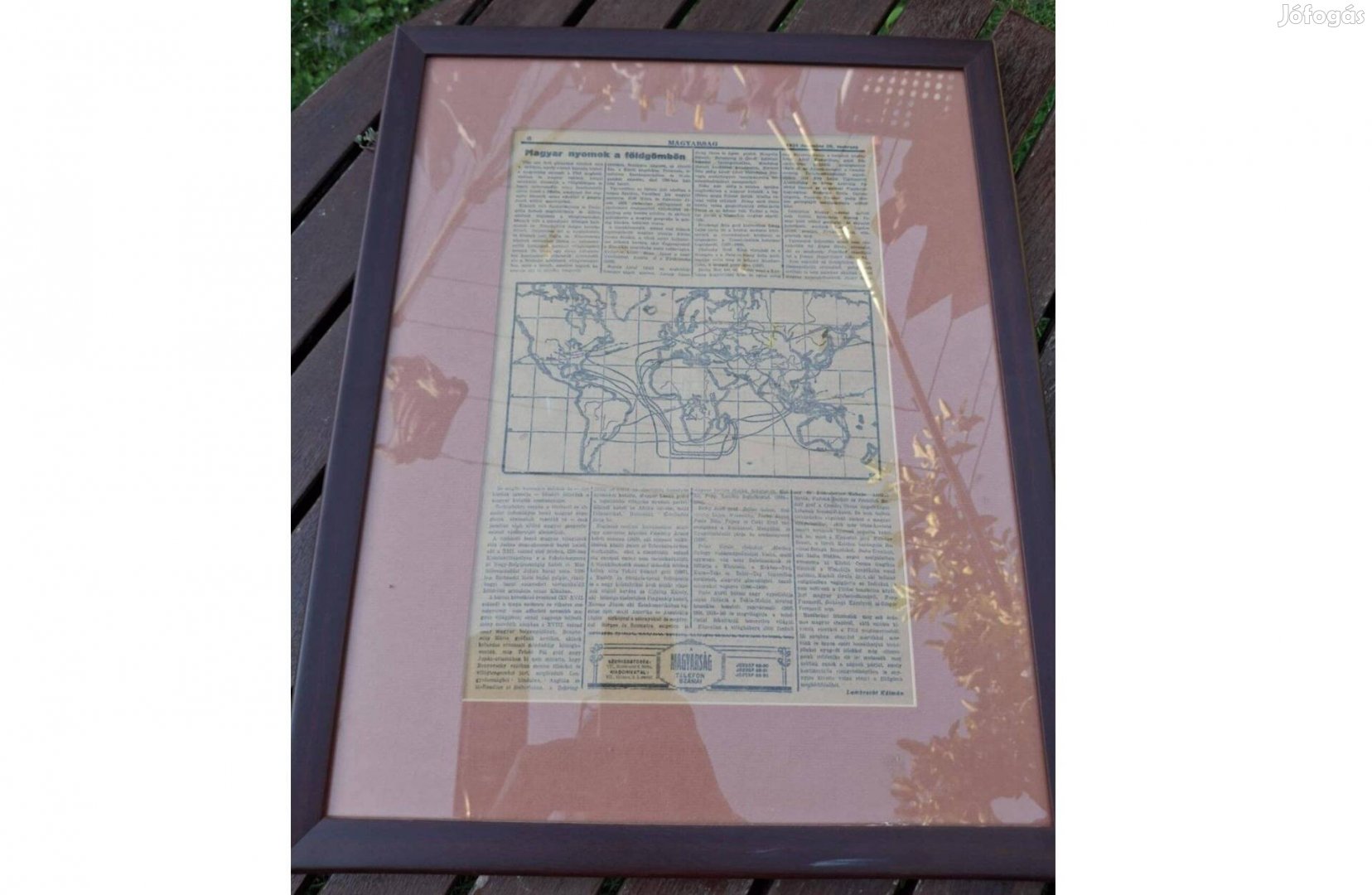 Magyar nyomok a földgömbön 1924-es régi újságcikk szép