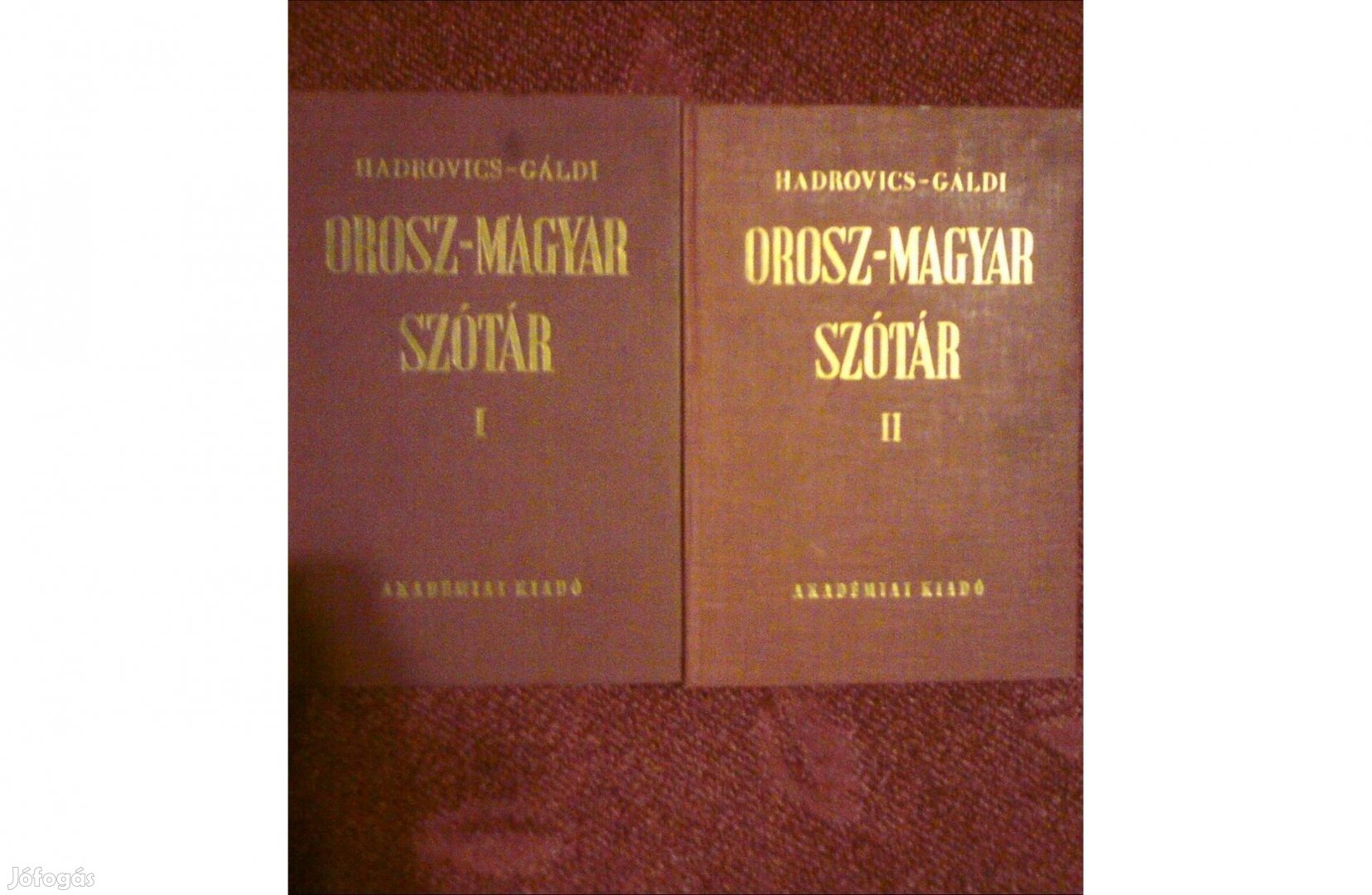 Magyar-orosz nagyszótár I-II. Hadrovics László-Gáldi László Akadémiai