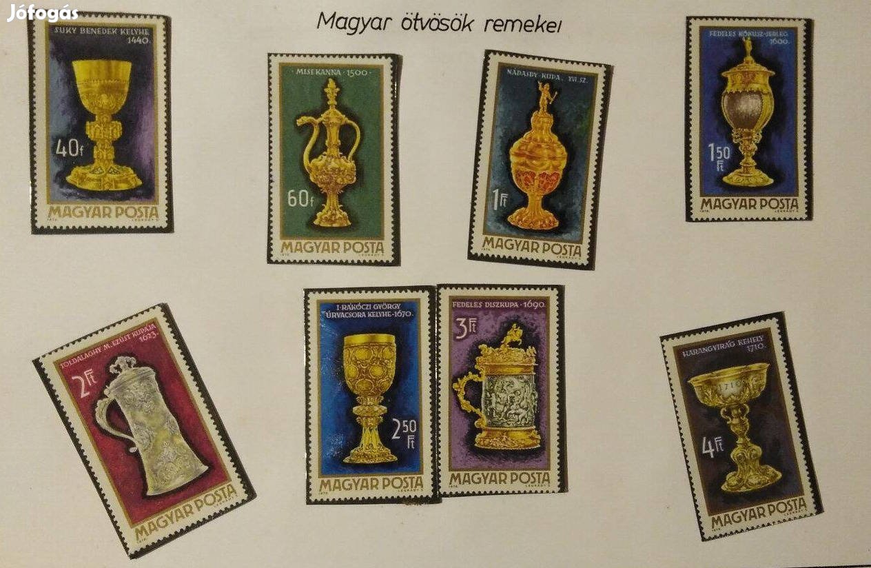 Magyar ötvösök remekei - Bélyeg sorozat 1970
