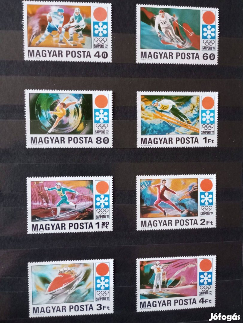 Magyar postatiszta bélyeg sorozatok