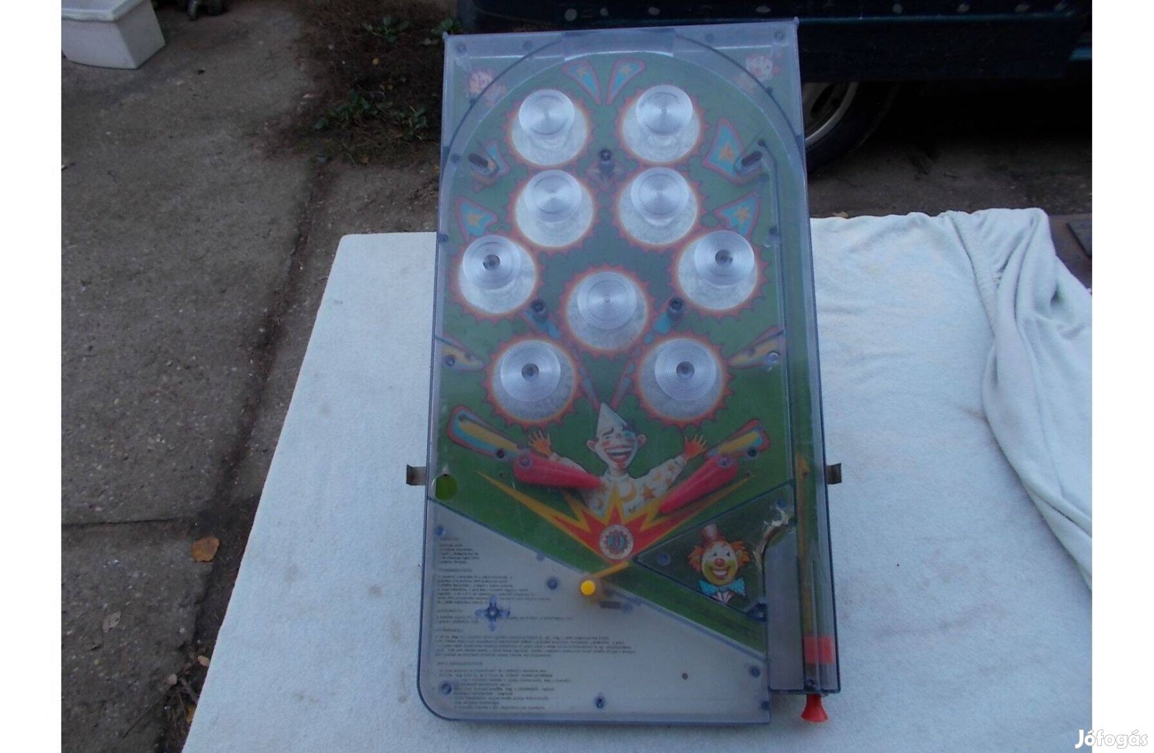 Magyar retro lemezjáték flipper