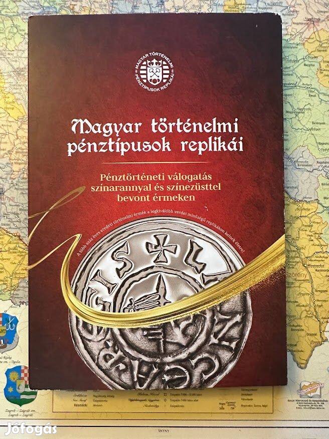 Magyar történelmi pénztípusok replikái érmék teljes album