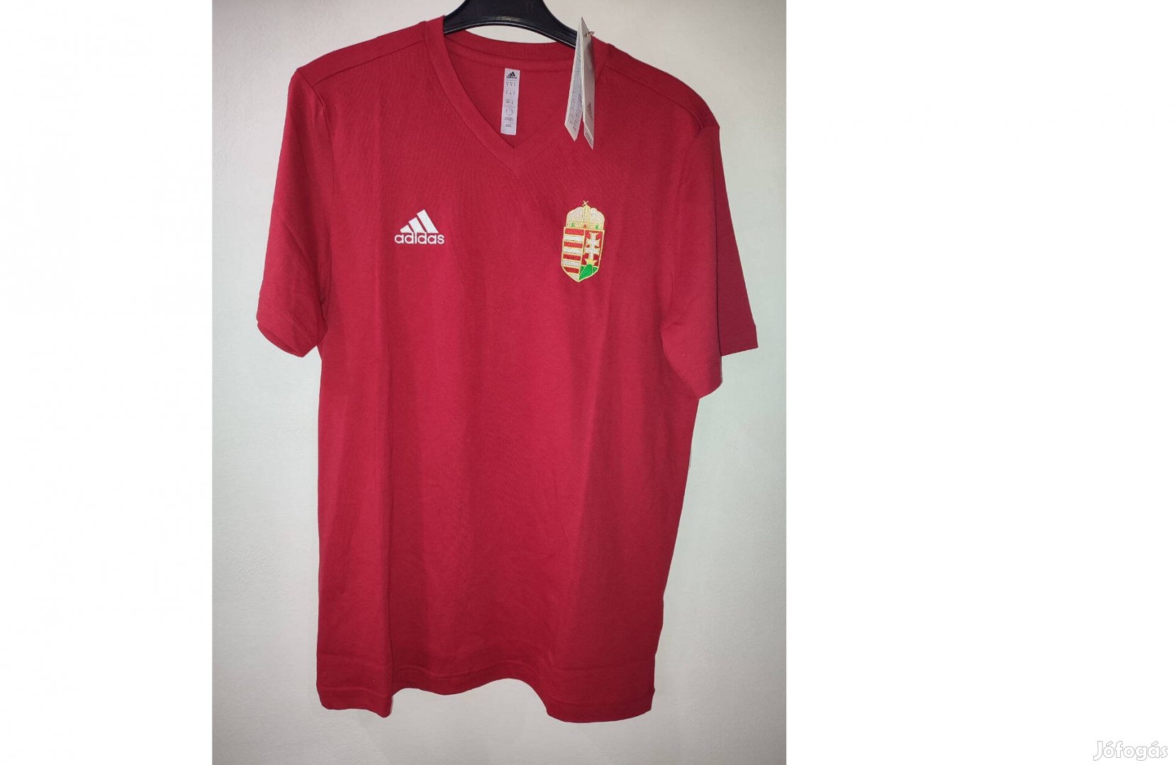 Magyar válogatott eredeti adidas piros póló (M,XL,2XL)