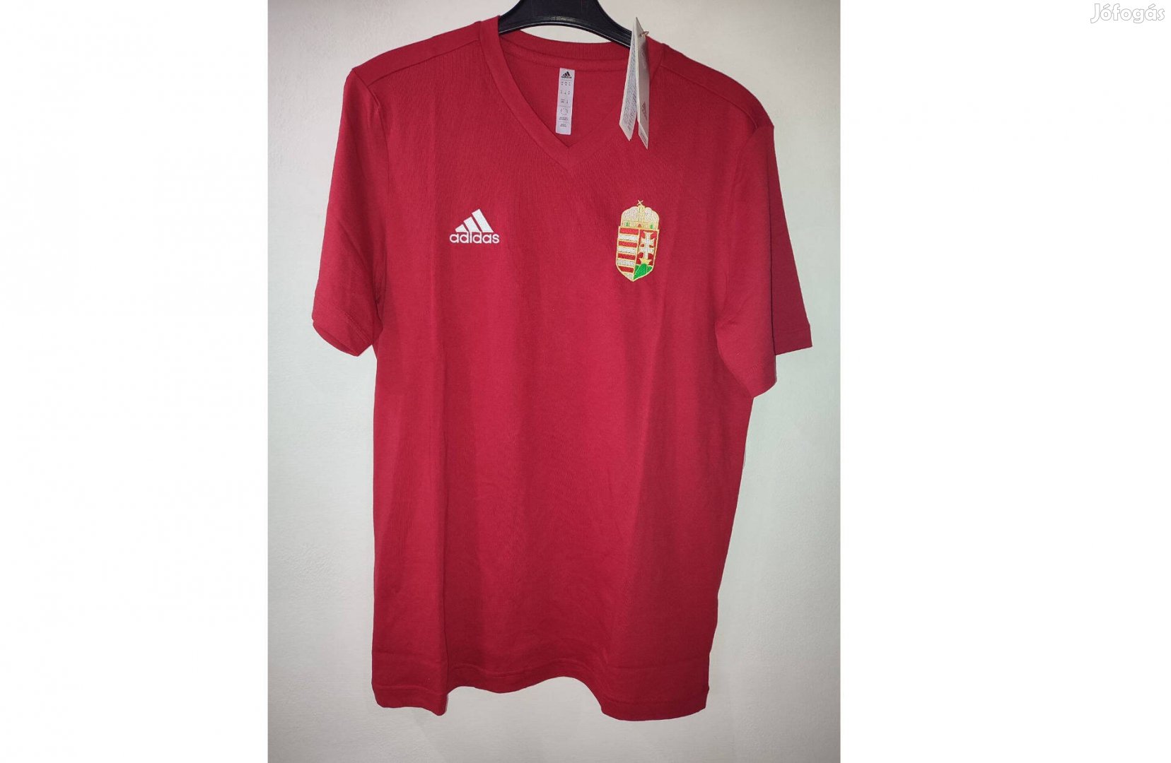 Magyar válogatott piros eredeti adidas póló (M,XL,2XL)