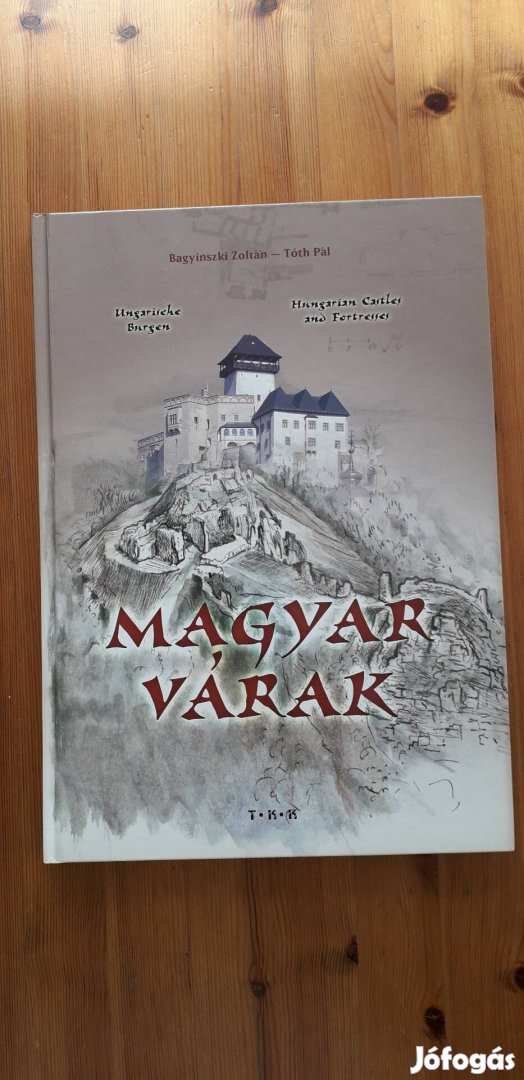 Magyar várak könyv album.