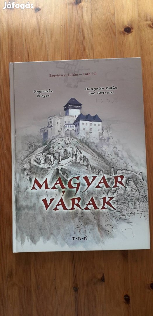 Magyar várak könyv album.