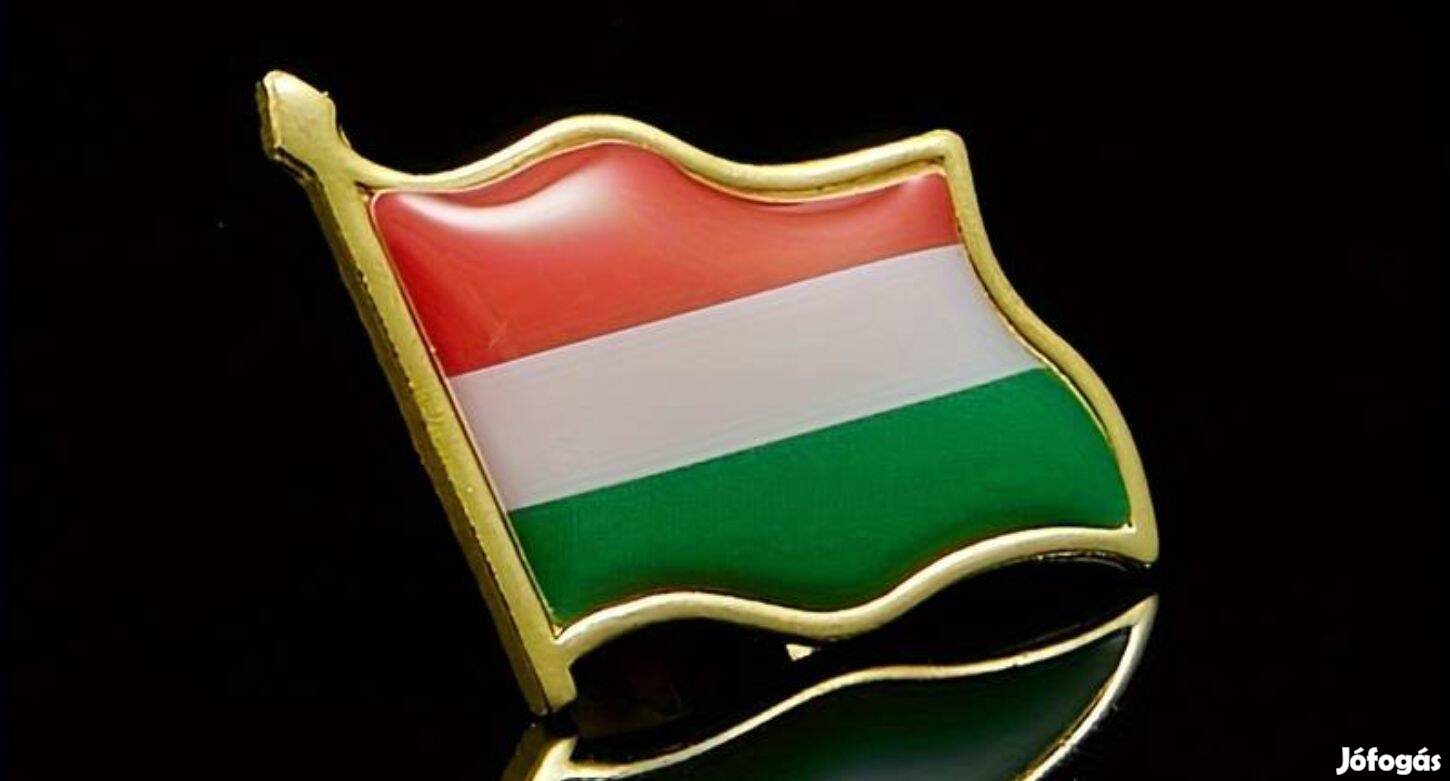 Magyar-zászló kitűző (ingyenes szállítás)