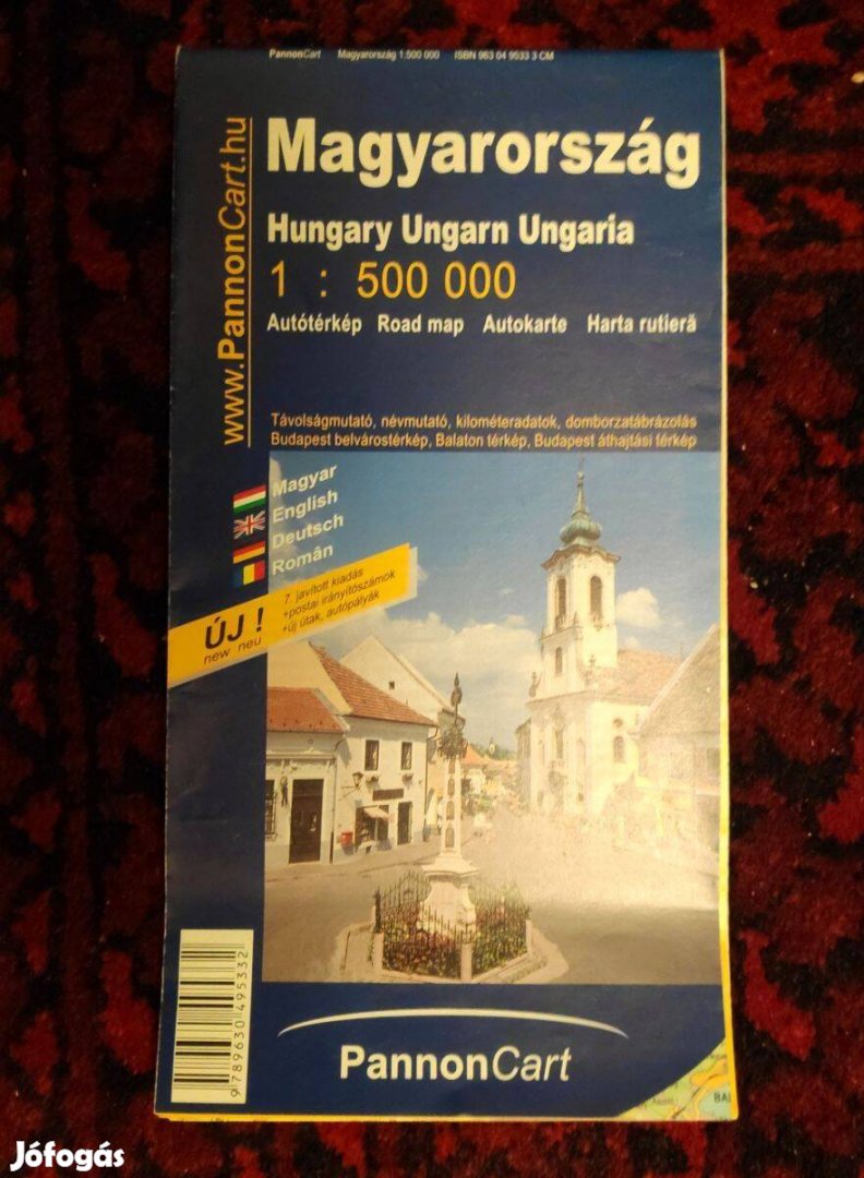 Magyarország Autótérkép (2006) Pannoncart (8.kiadás)