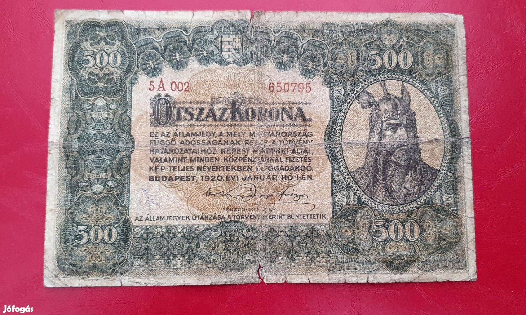 Magyarország, 500 korona 1920