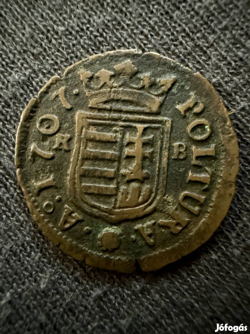 Magyarország, II. Rákóczi Ferenc 1 poltura 1707 KB
