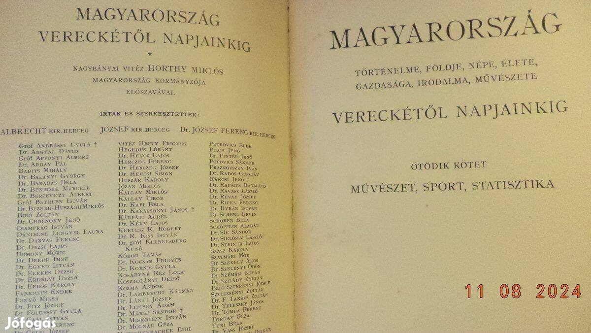 Magyarország - Vereckétől napjainkig 5 kötet