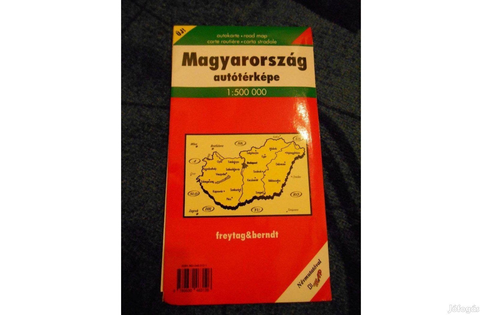 Magyarország autótérkép (1:500000)