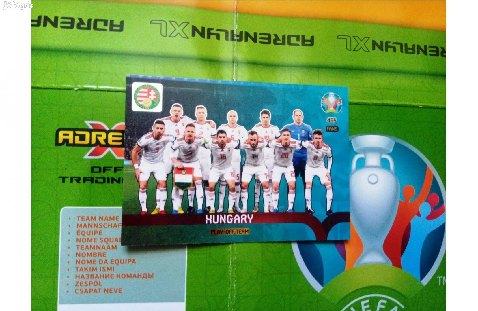 Magyarország csapatkép - Szoboszlai Dominik focis kártya