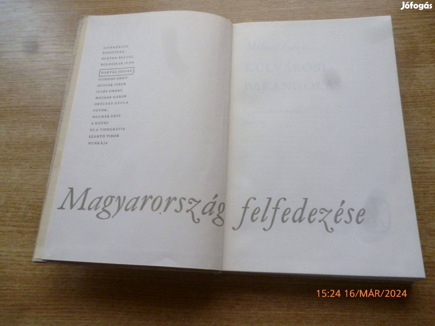 Magyarország felfedezése című könyv
