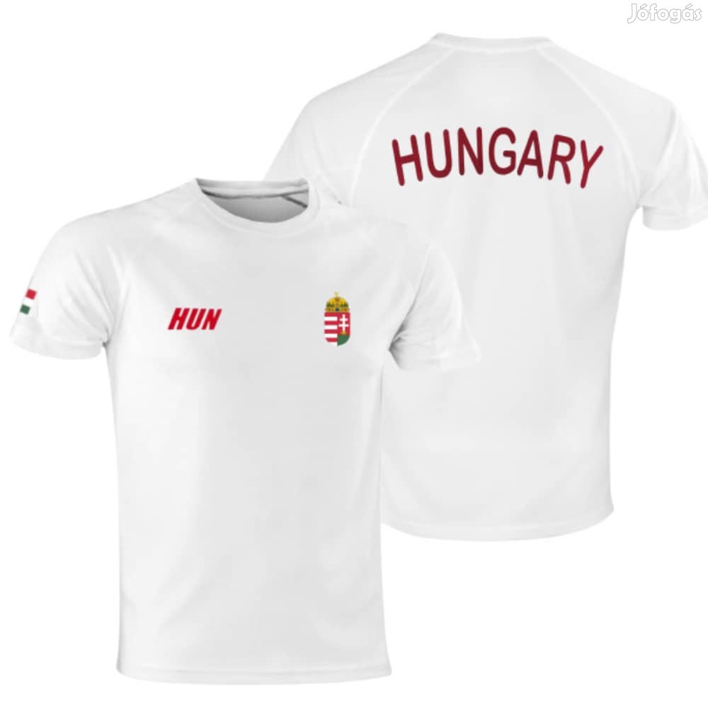 Magyarország mez felső szurkolói fehér Hungary feliratos