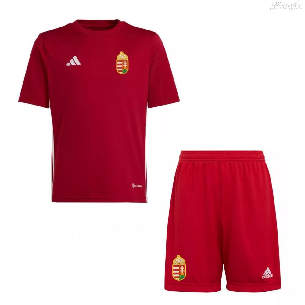 Magyarország mez garnitúra szurkolói Adidas gyerek piros felső kerek